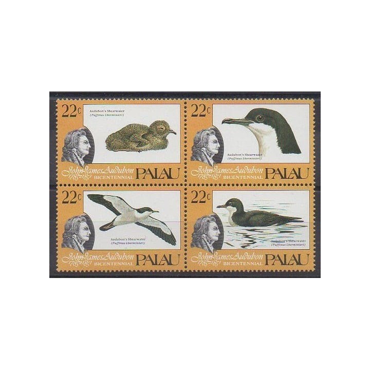 Acheter cette série de timbres de Palau de l'année 1985 (No 61/64).