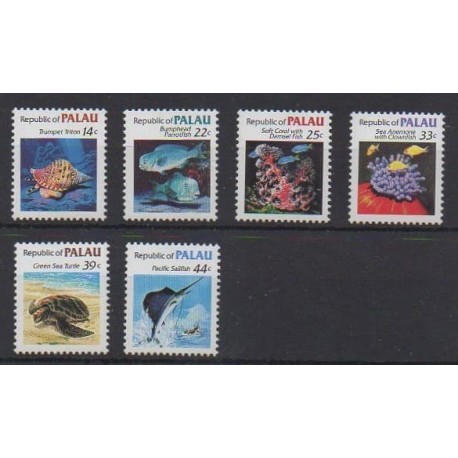 Palau - 1985 - Nb 69/74 - Sea life