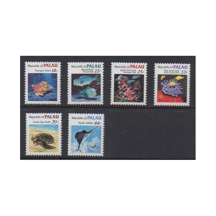 Buy this set of stamps of Palau of the year 1985 (Nb 69/74).
