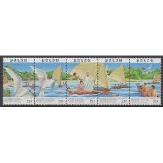 Acheter cette série de timbres de Palau de l'année 1987 (No 192/196).