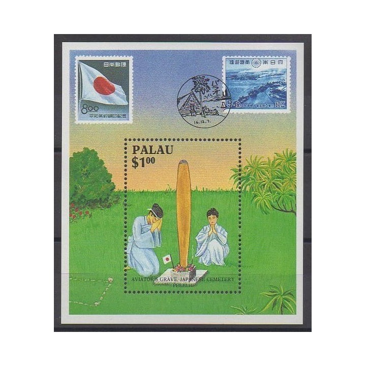 Acheter ce bloc-feuillet de Palau de l'année 1987 (No BF2).