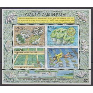 Acheter ce bloc-feuillet de Palau de l'année 1991 (No BF10).