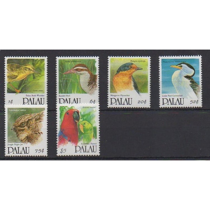 Acheter cette série de timbres de Palau de l'année 1992 (No 470/475).