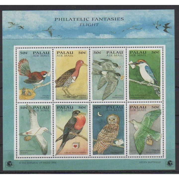 Buy these stamps of Palau of the year 1994 (Nb PA32/PA39).