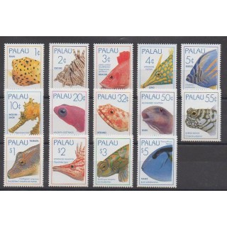 Buy this set of stamps of Palau of the year 1995 (Nb 750/763).