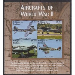 Antigua and Barbuda - 2022 - Nb 5212/5215 - Second World War - Planes