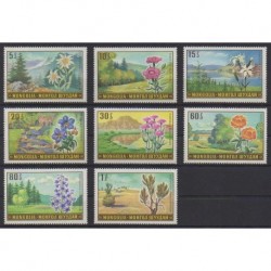 Mongolie - 1969 - No 487/494 - Fleurs