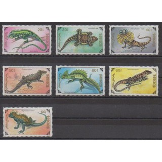 Acheter cette série de timbres de Mongolie de l'année 1991 (No 1857/1863).