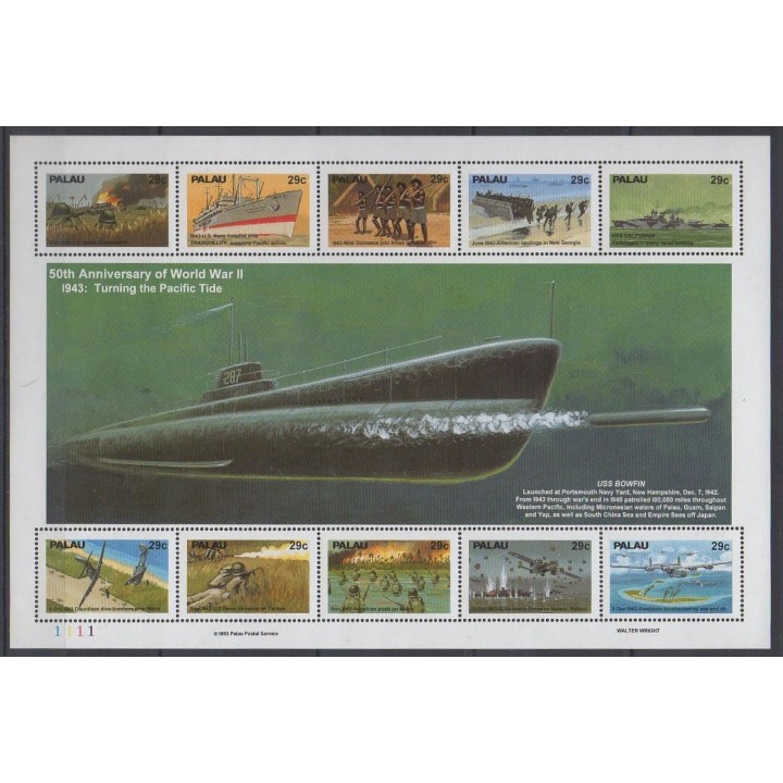 Buy this set of stamps of Palau of the year 1993 (Nb 547/556).