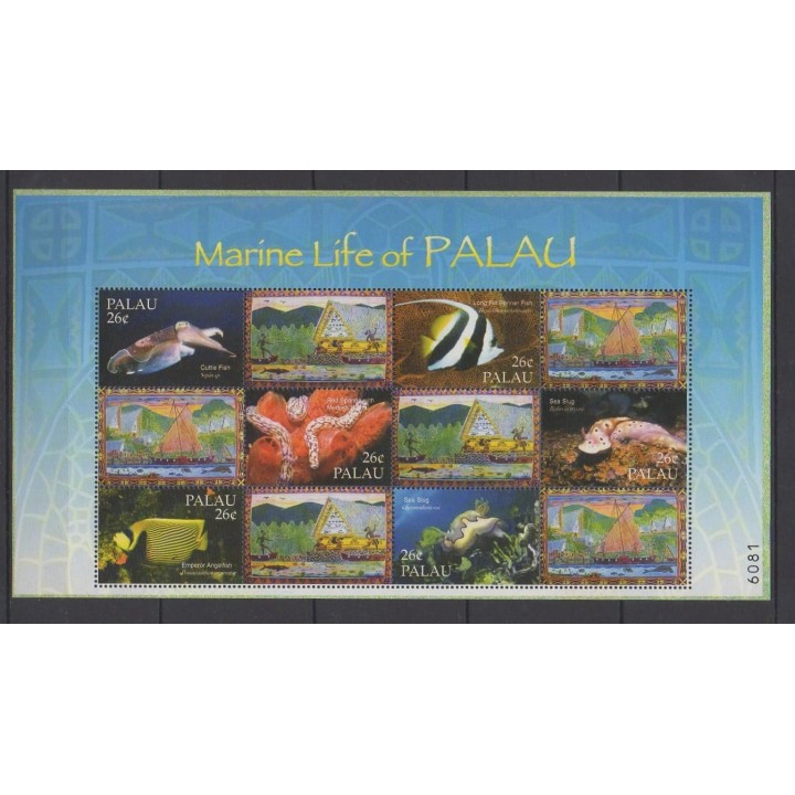 Buy this set of stamps of Palau of the year 2004 (Nb 2051/2056).