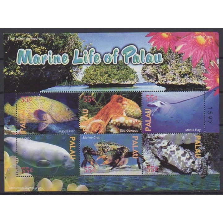 Acheter cette série de timbres de Palau de l'année 2004 (No 2024/2029).