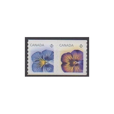 Canada - 2015 - Nb 3099/3100 - Flowers