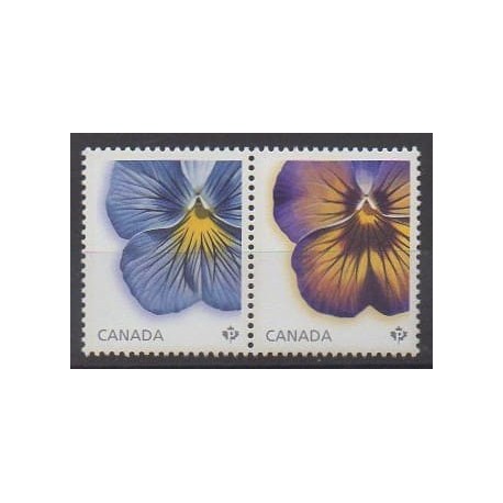 Canada - 2015 - No 3097/3098 - Fleurs