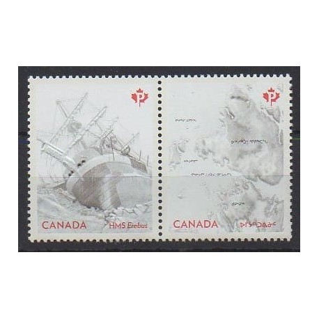 Canada - 2015 - Nb 3149/3150 - Boats - Polar