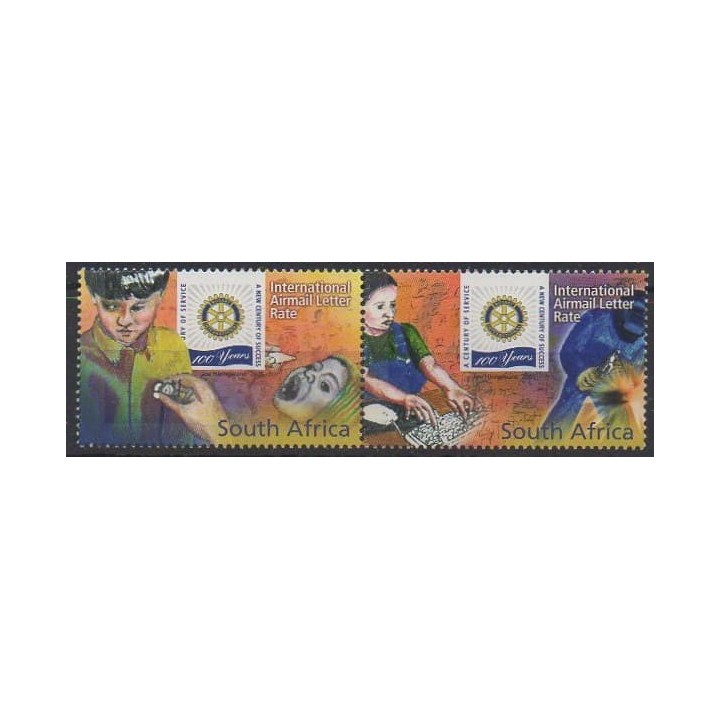 Buy these stamps of South Africa of the year 2005 (Nb PA97/PA98).