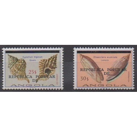 Angola - 1977 - Nb 614B/614C - Sea life