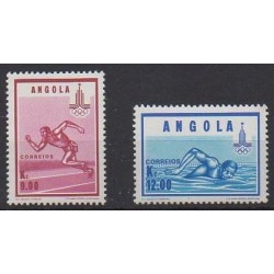 Angola - 1980 - No 623/624 - Jeux Olympiques d'été