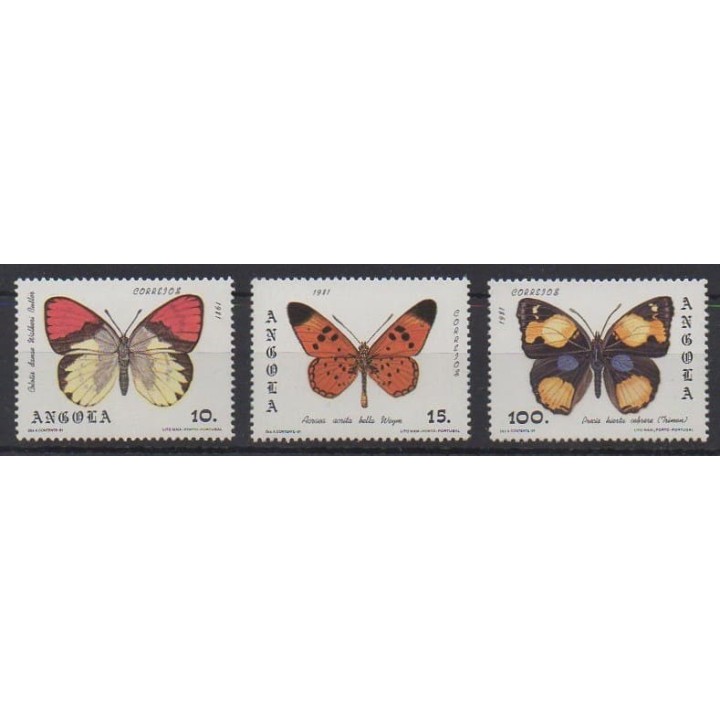 Acheter cette série de timbres d'Angola de l'année 1982 (No 656/658).