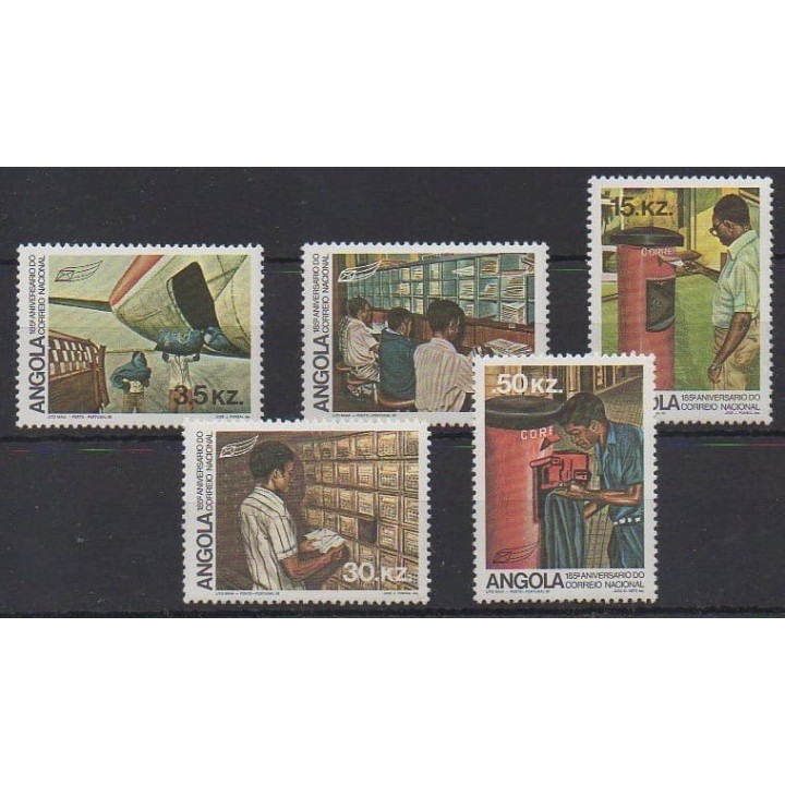 Acheter cette série de timbres d'Angola de l'année 1983 (No 675/679).