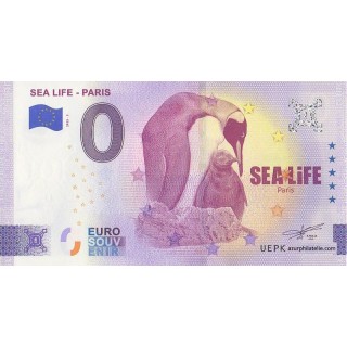 Billet souvenir touristique - 2025-3 - Sea Life - Paris - Les oiseaux - (Seine-et-Marne)