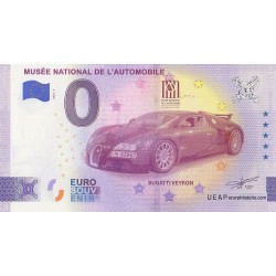 Billet souvenir - 68 - Musée national de l'automobile - Bugatti Veyron - 2025-5