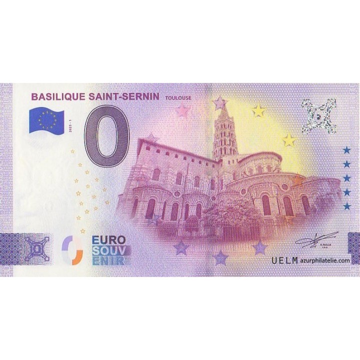 Euro banknote memory - 2025 - Toulouse - Basilique Saint-Sernin - (Haute-Garonne)