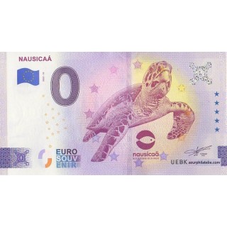 Billet souvenir touristique - 2025-10 - Nausicaá - La tortue - (Pas-de-Calais)