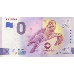 Euro banknote memory - 62 - Nausicaá - La tortue - 2025-10