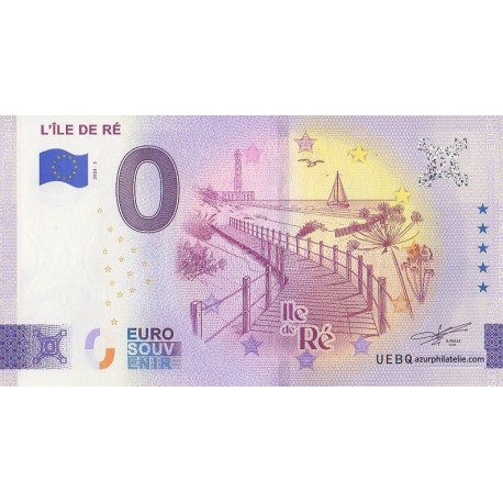 Euro banknote memory - 17 - L'Île de Ré - 2025-3