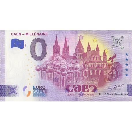 Euro banknote memory - 14 - Caen - Millenaire - 2025-1