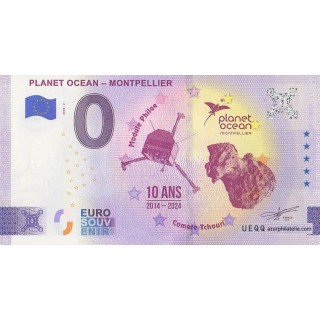 Billet souvenir touristique - 2025-2 - Planet Ocean - Module Philae - (Hérault)