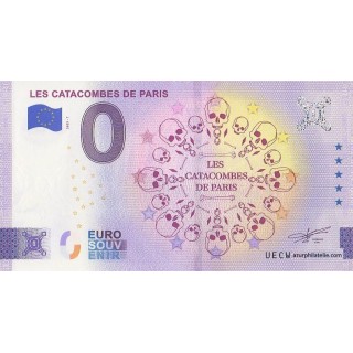 Billet souvenir touristique - 2025-7 - Les catacombes de Paris - (Paris)