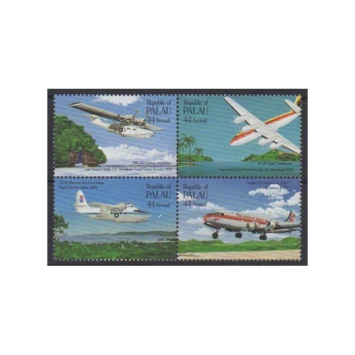 Acheter ces timbres de Palau de l'année 1985 (No PA10/PA13).