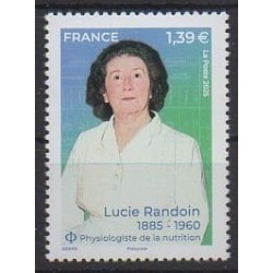 France - Poste - 2025 - No 5852 - Santé ou Croix-Rouge