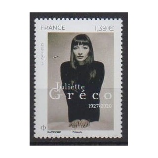 Acheter ce timbre de France de l'année 2025 (Juliette Gréco).