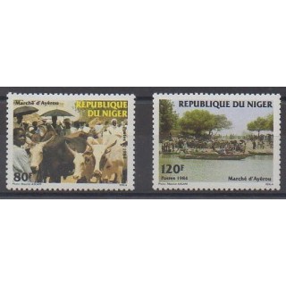 Buy this set of stamps of Niger of the year 1984 (Nb 651/652).