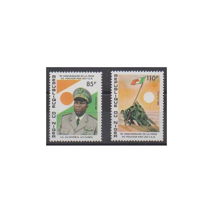 Buy this set of stamps of Niger of the year 1989 (Nb 772/773).