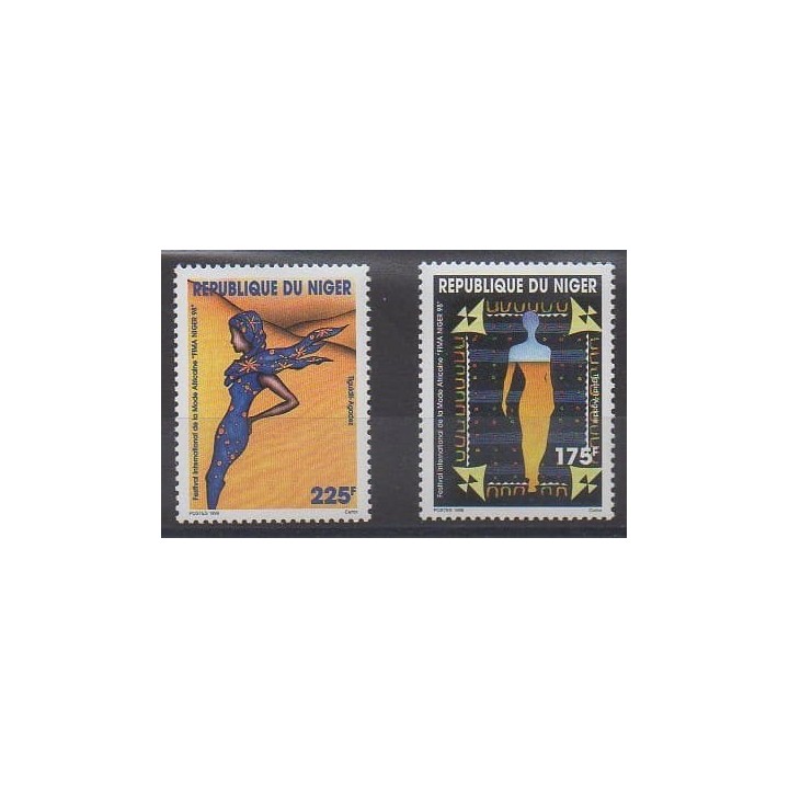 Acheter cette série de timbres du Niger  de l'année 1998 (No 1221/1222).