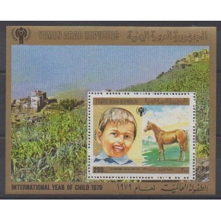Acheter ce bloc-feuillet de la République arabe du Yémen de l'année 1980 (No BF).