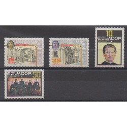 Ecuador - 1988 - Nb 1153A/1153B et 1158/1159 - Religion