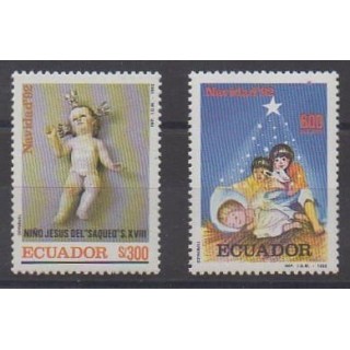 Acheter cette série de timbres d'Équateur de l'année 1992 (No 1257/1258).