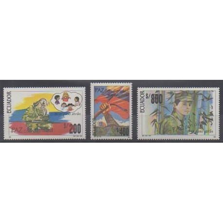 Ecuador - 1995 - Nb 1322/1324