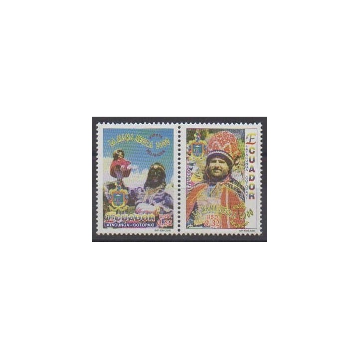 Acheter cette série de timbres d'Équateur de l'année 2000 (No 1525/1526).
