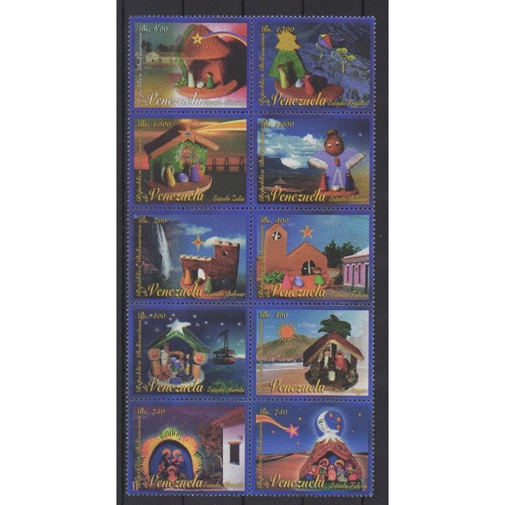 Acheter cette série de timbres du Venezuela de l'année 2004 (No 2385/2394).