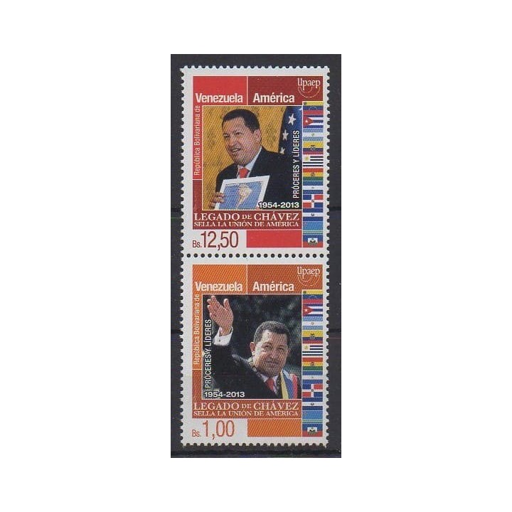 Buy this set of stamps of Venezuela of the year 2014 (Nb 3054/3055).
