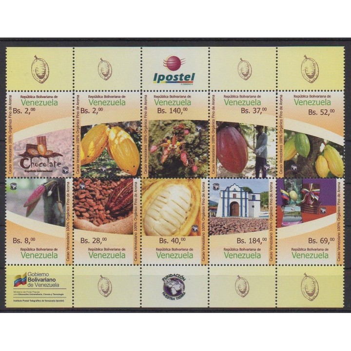Acheter cette série de timbres du Venezuela de l'année 2015 (No 3084/3093).
