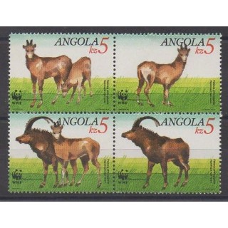 Acheter cette série de timbres d'Angola de l'année 1990 (No 774/777).