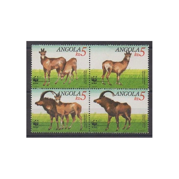 Buy this set of stamps of Angola of the year 1990 (Nb 774/777).