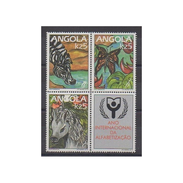 Acheter cette série de timbres d'Angola de l'année 1990 (No 811/813).