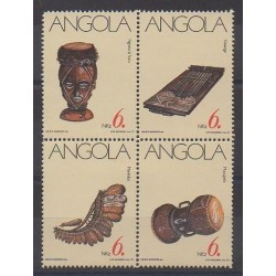 Angola - 1991 - Nb 820/823 - Music